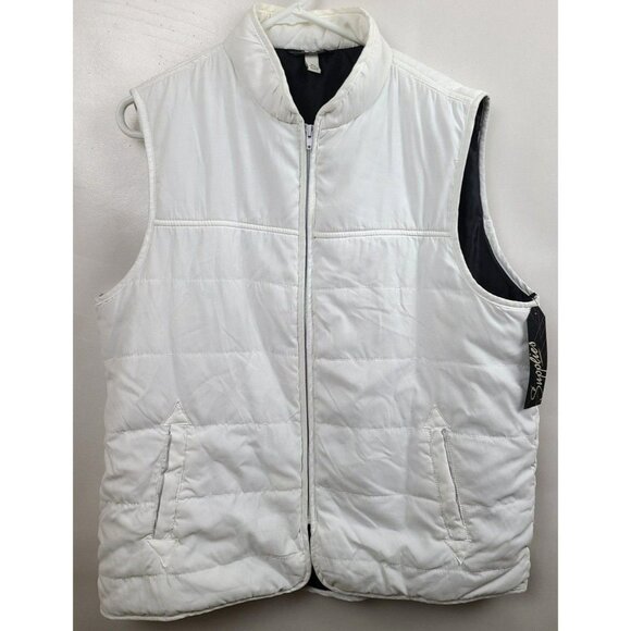 UNIONBAY Jackets & Blazers - Supplies by Unionbay Womens Puffer Vest Size XL White Quilted Zip Front Outdoor